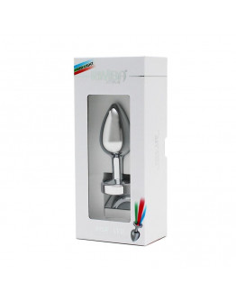 BONDAGE PLAY anālais spraudnis ar Pisa Silver LED gaismām