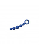 Joyballs Wave, anālais bumbiņu stimulators, zilas