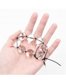 LATETOBED BDSM LINE stikla anālās pērlītes, 4 izmēri