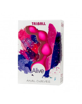 Triball, anālo bumbiņu ķēde, rozā