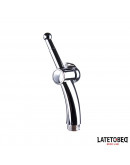 LATETOBED BDSM LINE anālā duša ar aizvēršanas sistēmu, hroms