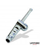 LATETOBED BDSM LINE anālā duša ar aizvēršanas sistēmu, hroms