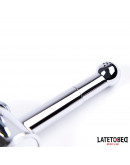 LATETOBED BDSM LINE anālā duša ar aizvēršanas sistēmu, hroms