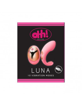 Luna, silikona stimulators, rozā