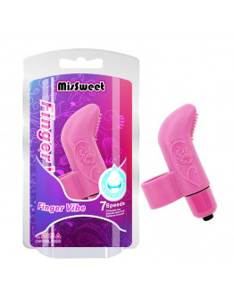 MisSweet, pirksta vibrators, rozā