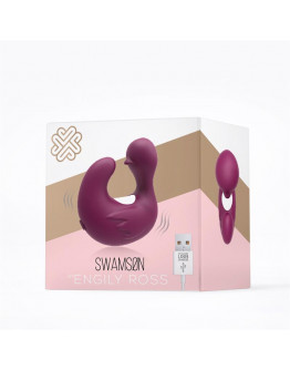 Swamson, stimulējošs silikona gredzens, violets