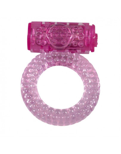 Bubbles, vibrējošs erekcijas gredzens, rozā