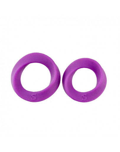 Endless Cockring, divu izmēru erekcijas gredzeni, violeti