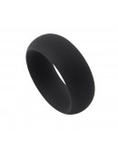 Infinity, melns silikona erekcijas gredzens, M izmērs