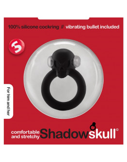 Shadow Skull erekcijas gredzens, melns