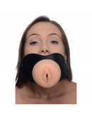 MASTER SERIES Pussy Face orālā seksa mutes iemaukti