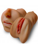 LIKETRUE Jess superreālistisks vagīnas, anālās atveres un mutes dobuma stimulators