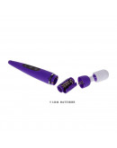 King Touch, masāžas ierīce ar maināmiem uzgaļiem, violets