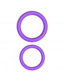 Plati silikona gredzeni, violeti