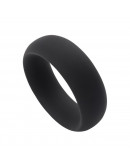 Infinity, melns silikona erekcijas gredzens, L izmērs
