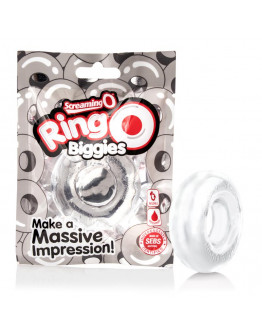 Ringo Biggies, caurspīdīgs erekcijas gredzens