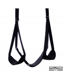 INTOYOU BDSM LINE regulējamas durvju šūpoles ar kāju atbalstu un sēdekli