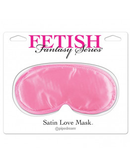 Satīna acu maska, rozā