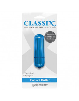 Pocket Bullet, vibrējošā lode, zila