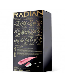 Īpaši spēcīgs silikona vibrators RADIAN