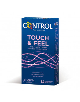 Touch & Feel, iepakojums ar 12 prezervatīviem