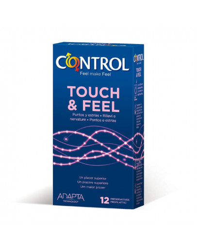 Touch & Feel, iepakojums ar 12 prezervatīviem