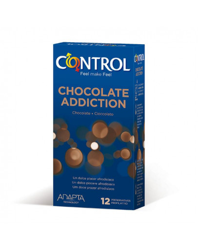 Chocolate Addiction, iepakojums ar 12 prezervatīviem