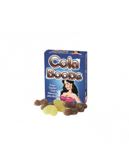 Cola Boobs, krūšu formas želejas konfektes ar kolas garšu