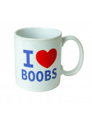 I Love Boobs keramikas krūze
