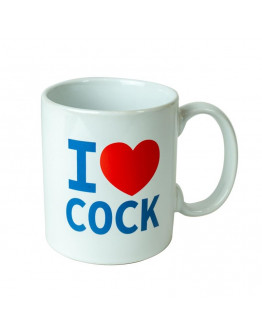 I Love Cock keramikas krūze