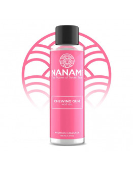 NANAMI Hot Oil Massage sildoša eļļa ar košļājamās gumijas aromātu 100 ml