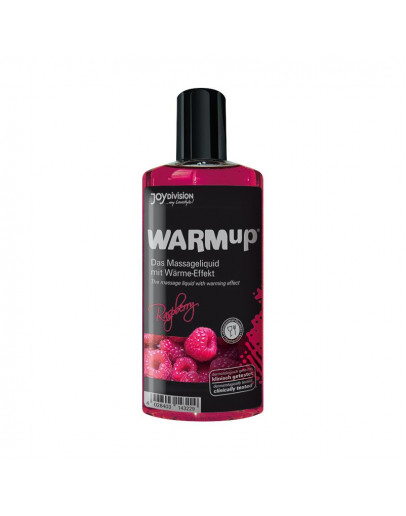 WARMup masāžas eļļa ar aveņu aromātu, 150ml