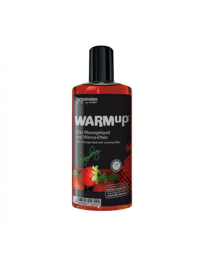 WARMup masāžas eļļa ar zemeņu aromātu, 150ml